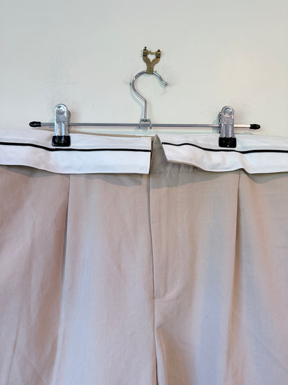 Wide-leg Cropped Trousers Size Waist 90cm