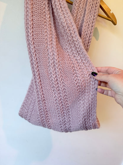 The Edit Ribbed Pattern Knit Scarf Size One Size
