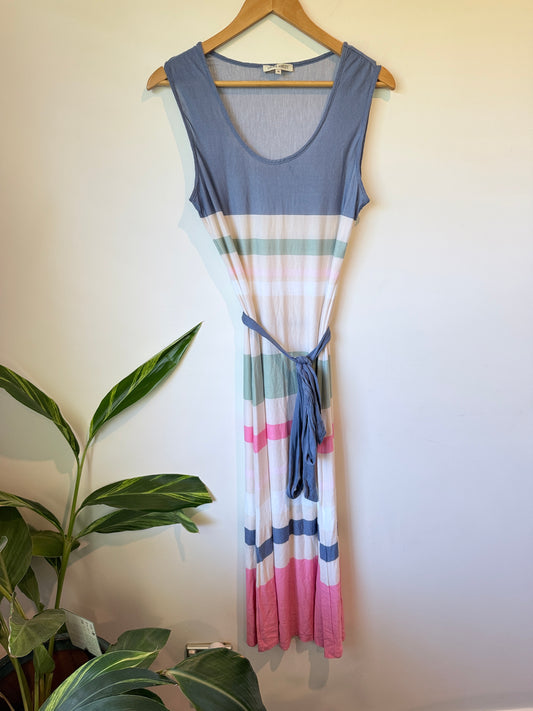 Laura Ashley Sleeveless Maxi Dress Size 14