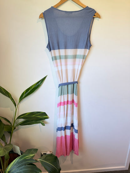 Laura Ashley Sleeveless Maxi Dress Size 14