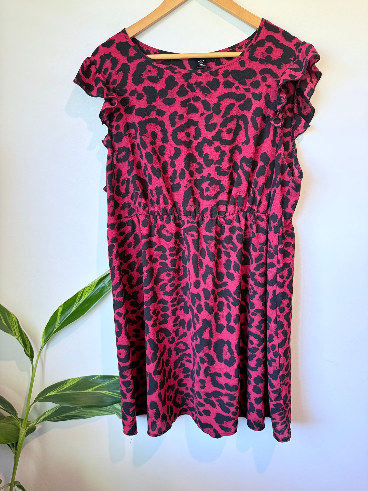 Shein Leopard Print Dress Size 3XL