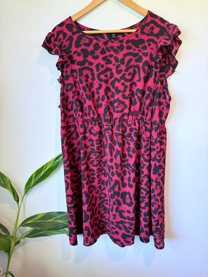Shein Leopard Print Dress Size 3XL