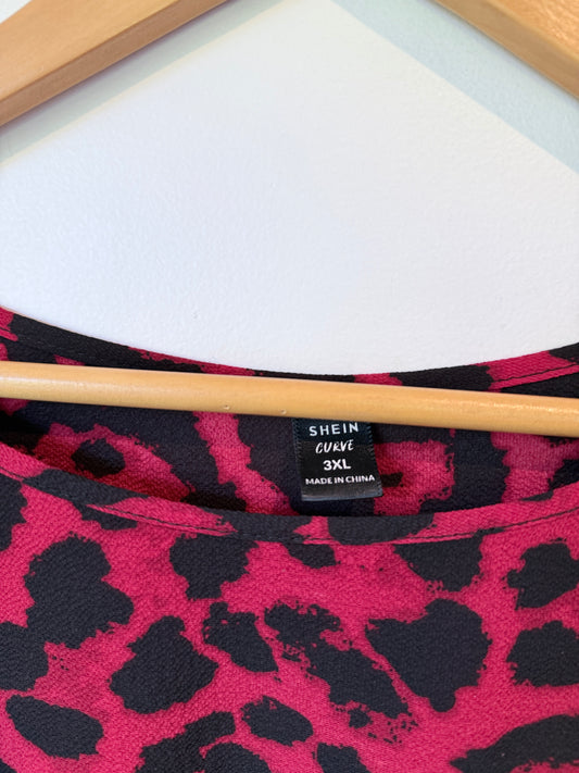 Shein Leopard Print Dress Size 3XL