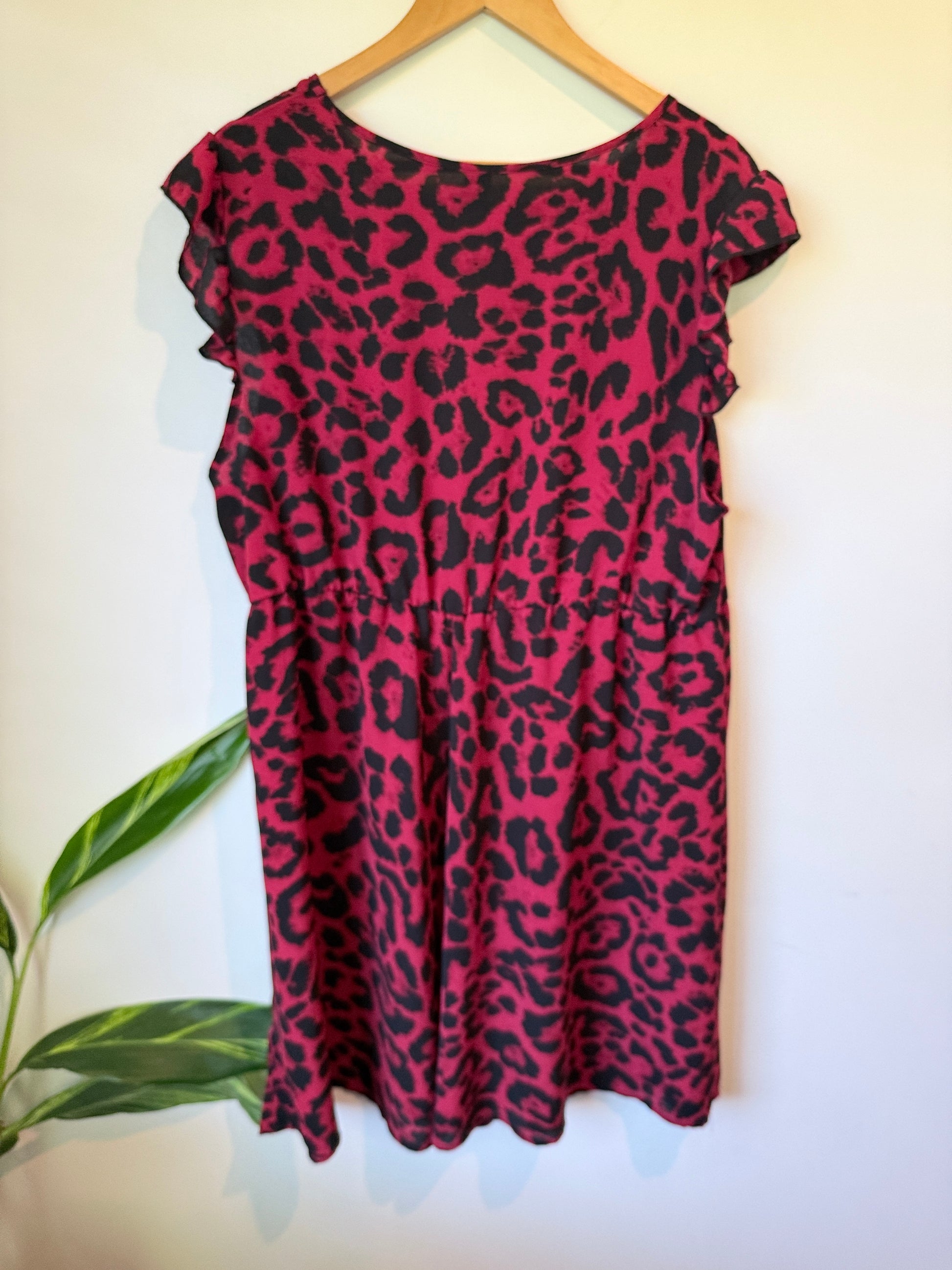 Shein Leopard Print Dress Size 3XL