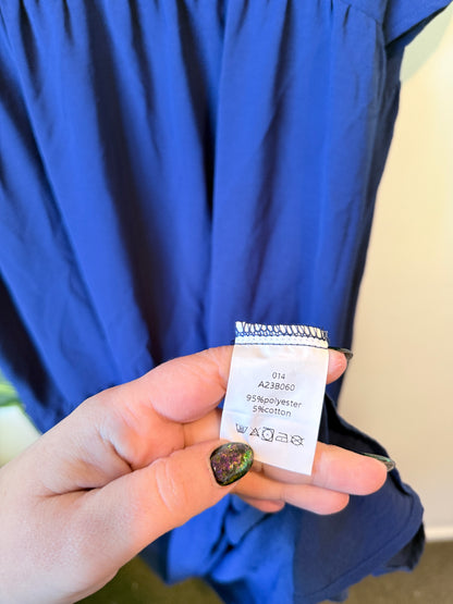 Brand Unknown V-neck Tiered Midi Dress Size U/Arm to U/Arm 71cm