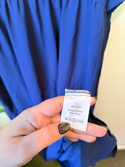 Brand Unknown V-neck Tiered Midi Dress Size U/Arm to U/Arm 71cm