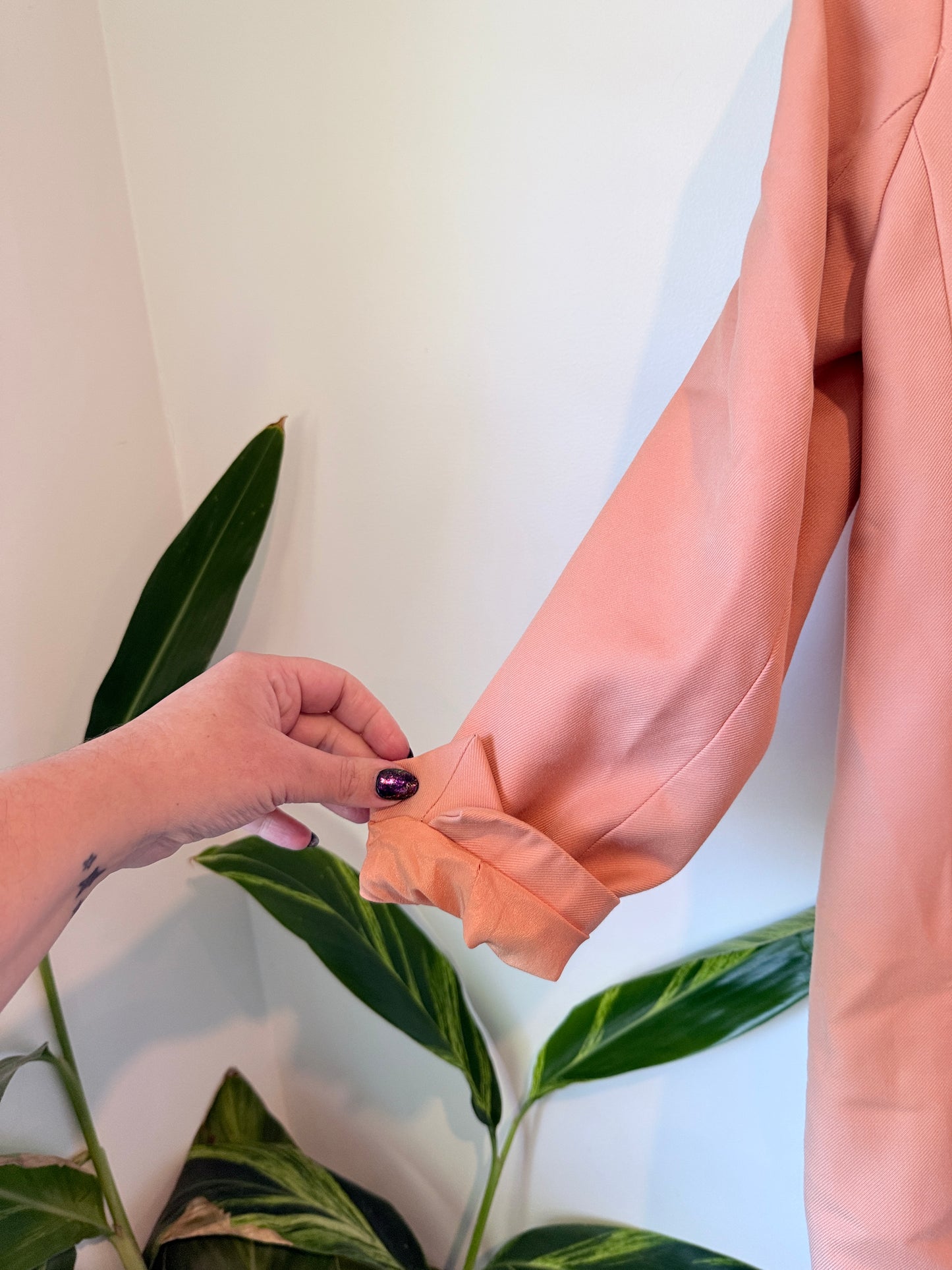Brand Unknown Textured Blazer Size U/Arm to U/Arm 50cm