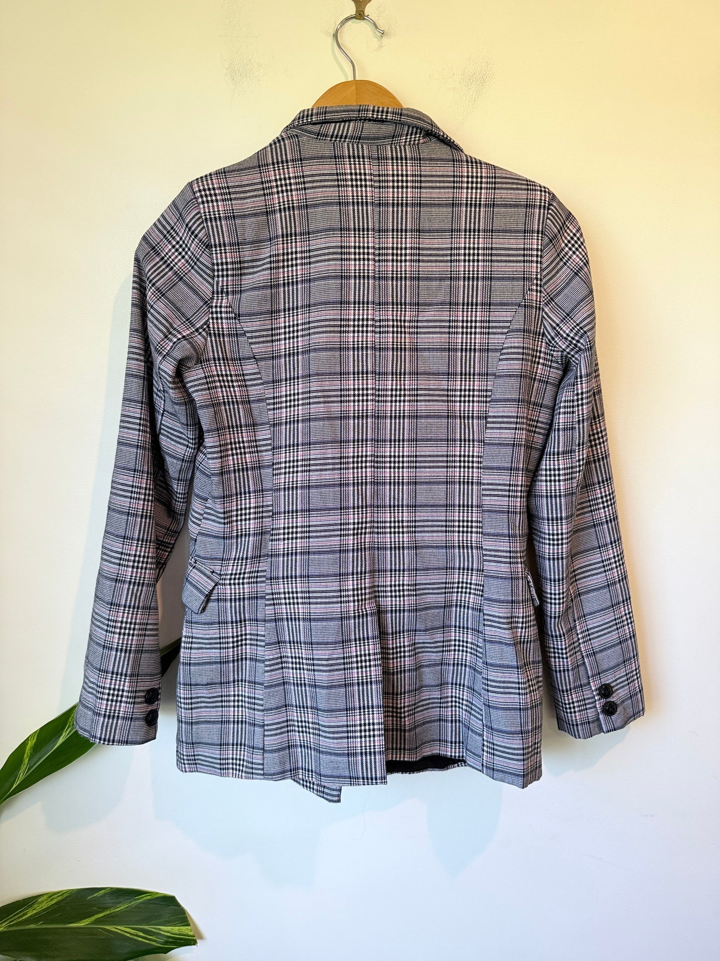 Vera Moda Plaid Blazer Size S