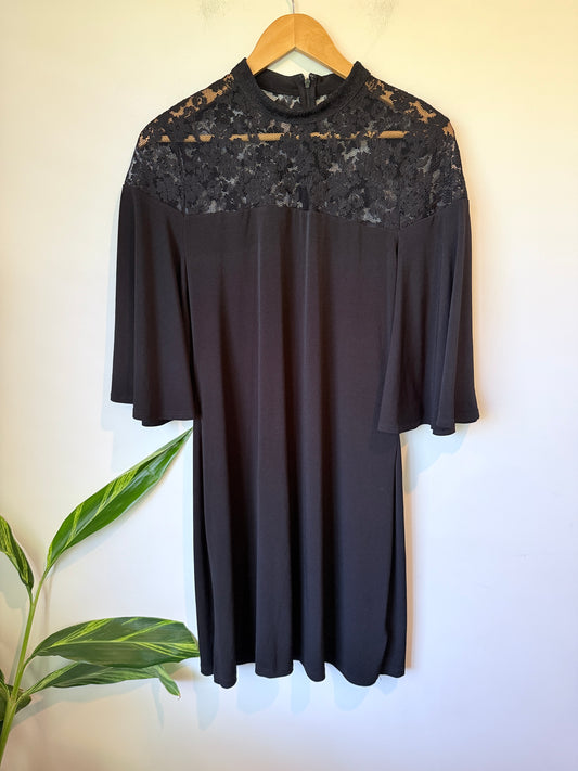 Avirate Plus Size Black Dress Size XL