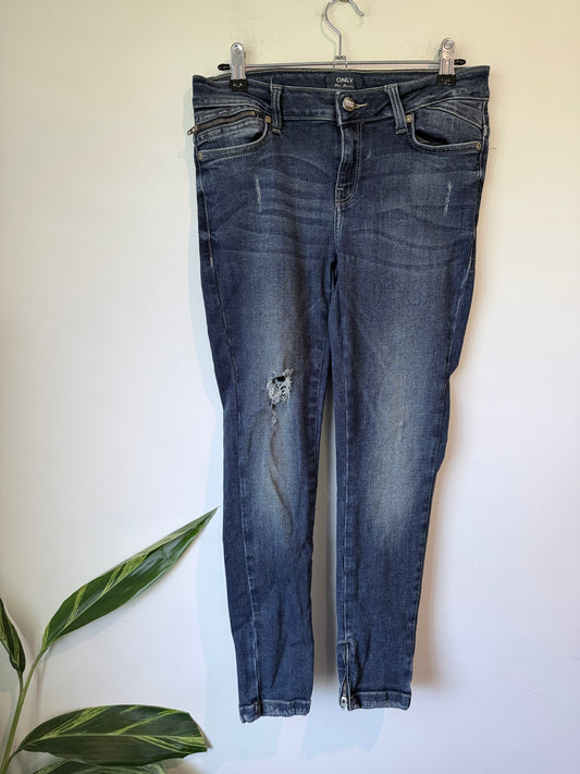Only Dark Wash Skinny Fit Jeans Size 29 | Waist 74cm