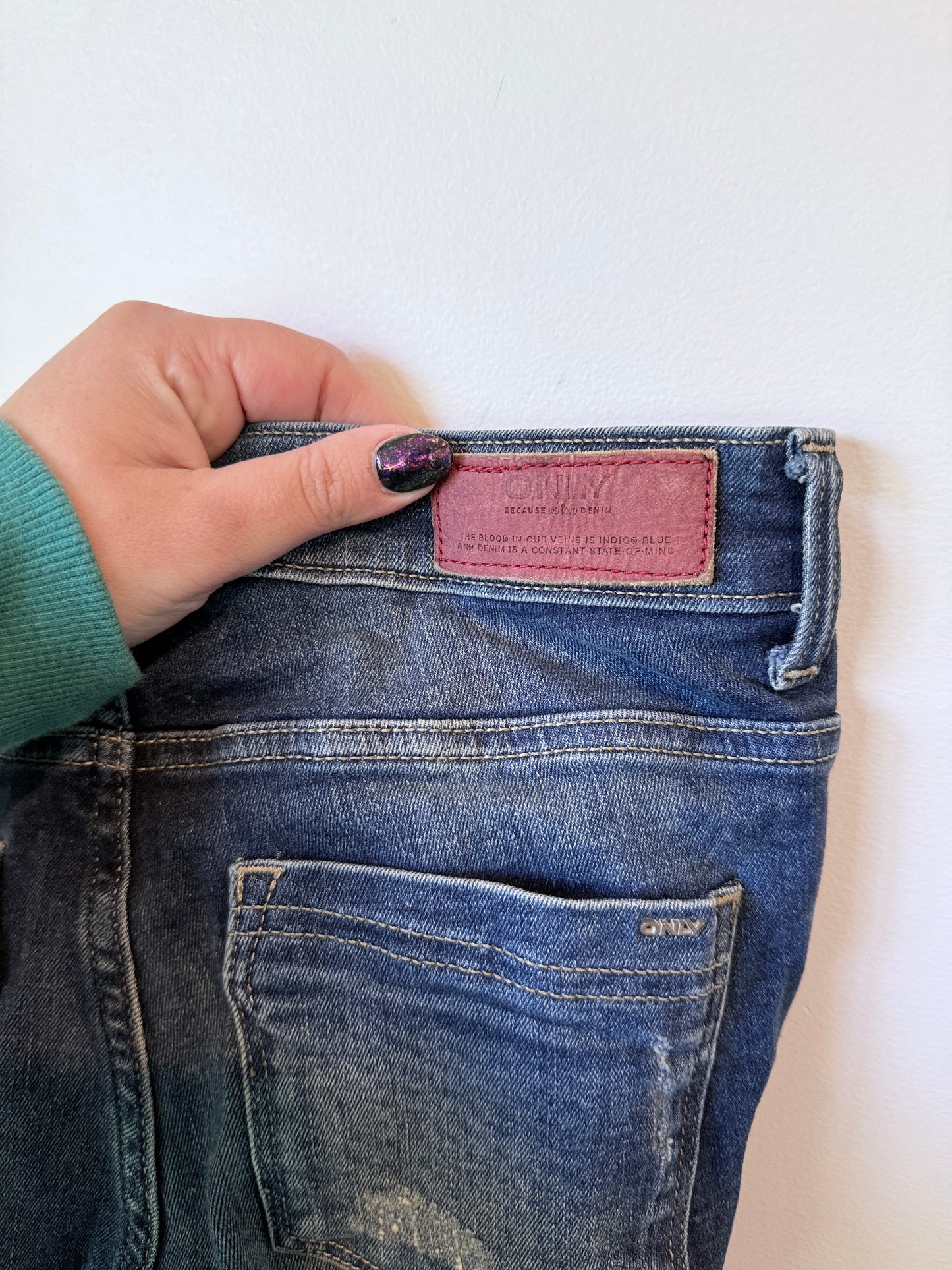 Only Dark Wash Skinny Fit Jeans Size 29 | Waist 74cm