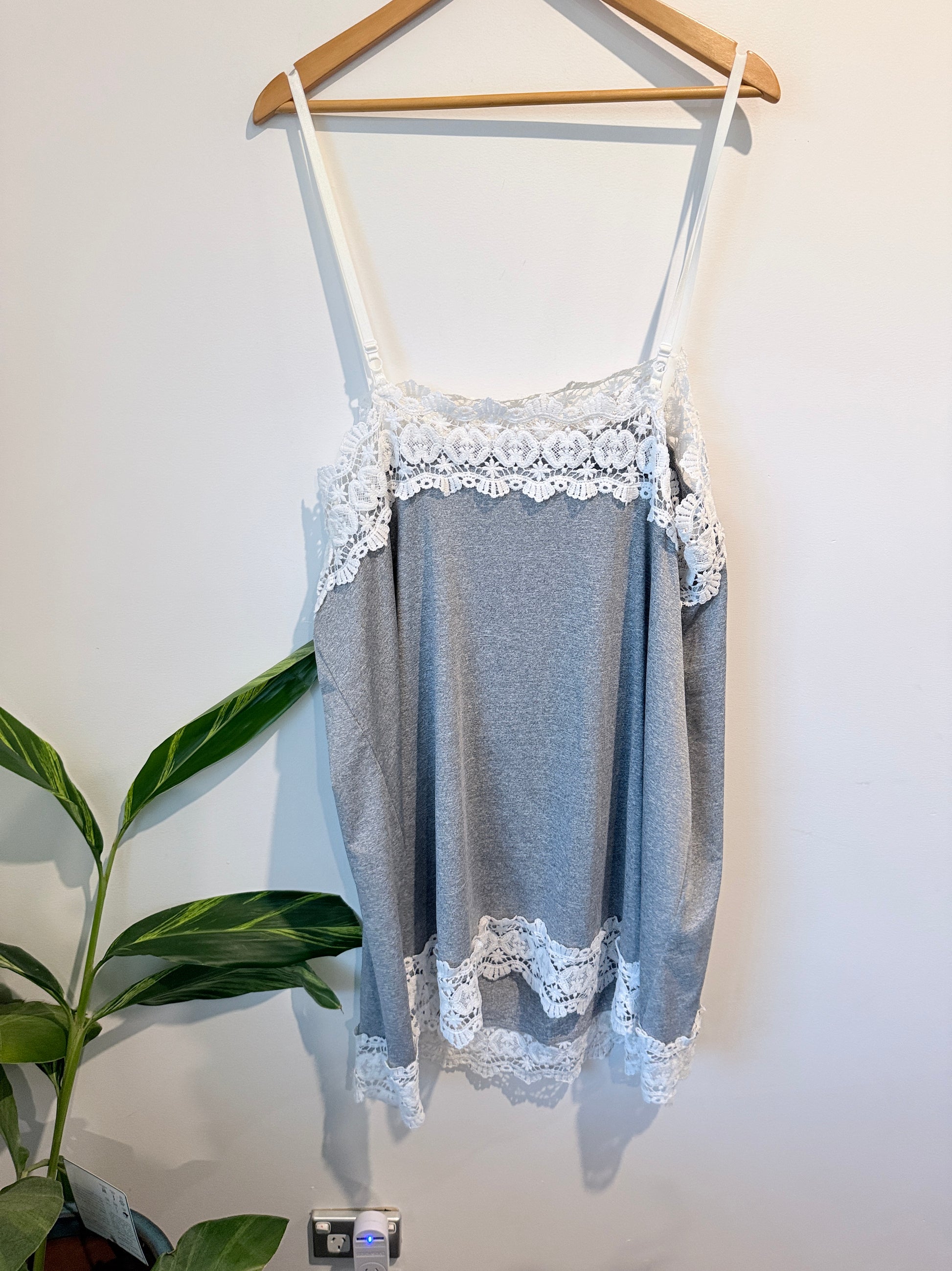 Thin Strap Nightie Size 5XL | U/Arm to U/Arm 68cm