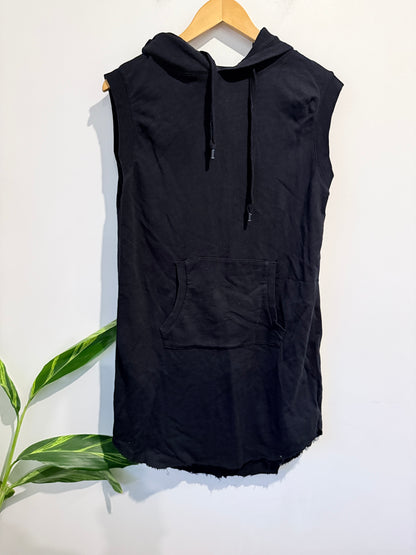 Decjuba Sleeveless Hoodie Dress Size S