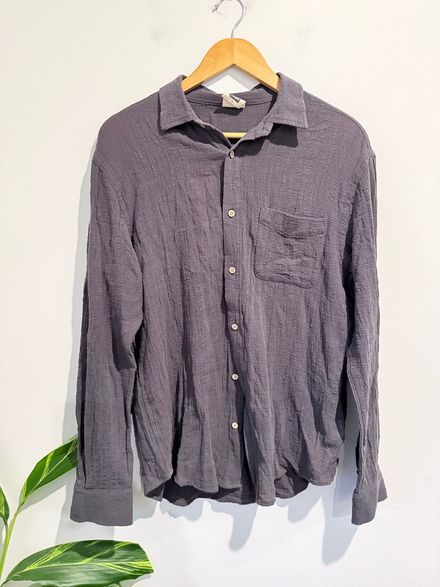 Insight Long-sleeve Button-down Shirt Size S