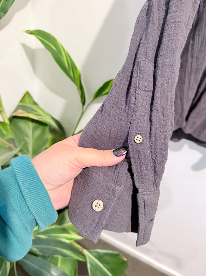 Insight Long-sleeve Button-down Shirt Size S