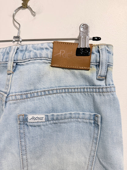 Lee High-waisted Distressed Denim Shorts Size 6