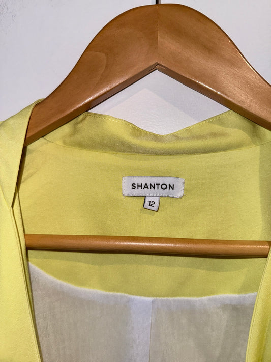 Shanton Stretch 3/4 Sleeve Open Blazer Jacket Size 12