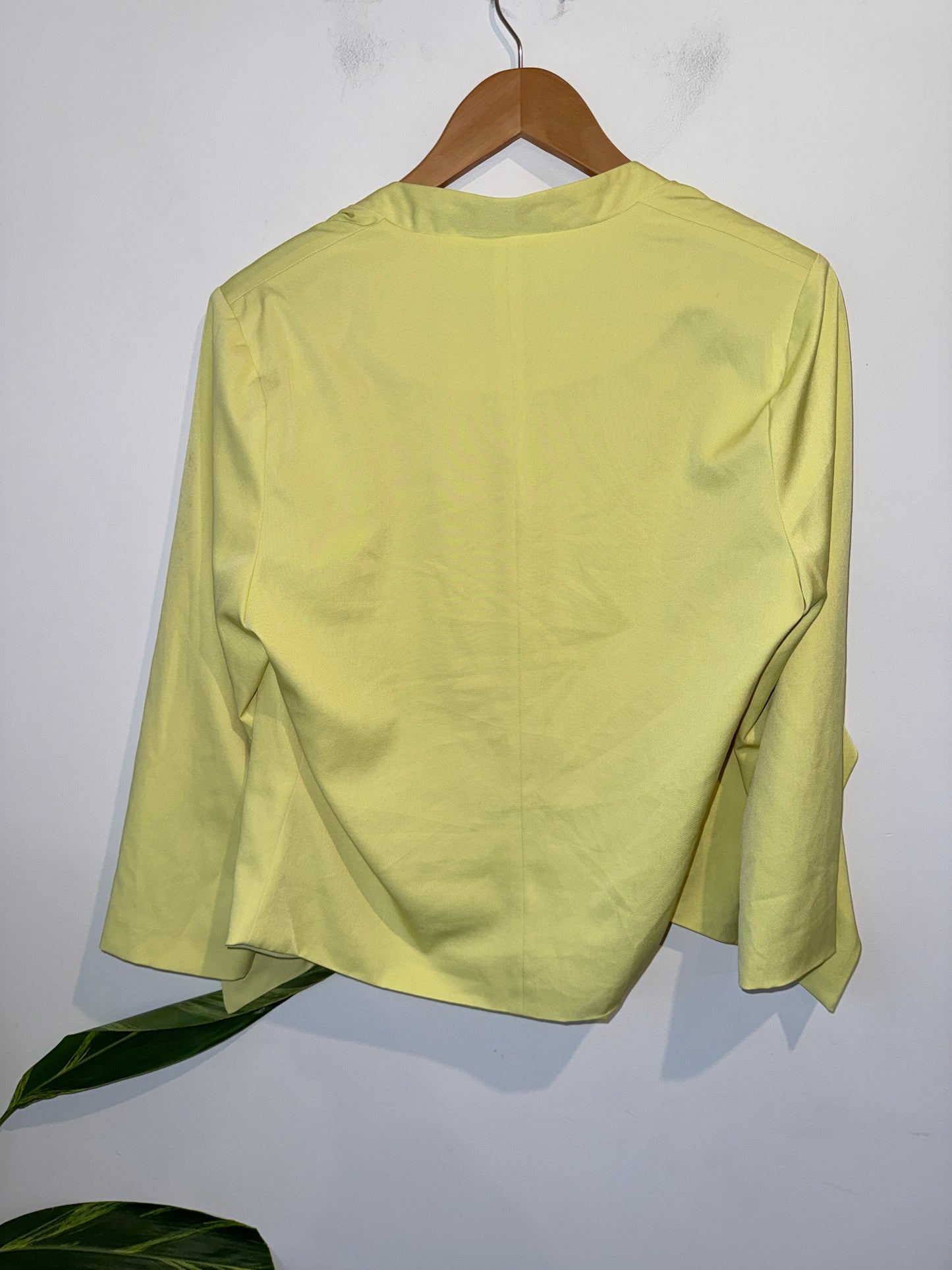 Shanton Stretch 3/4 Sleeve Open Blazer Jacket Size 12