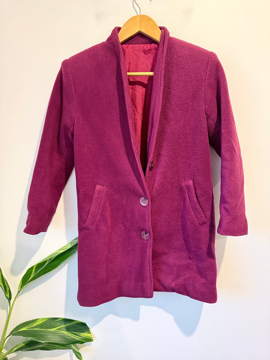 Brand Unknown Mid-length Coat Size U/Arm to U/Arm 45cm