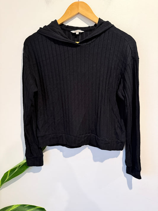 Switch Girls Lightweight Wide-ribbed Knit Hoodie Size 14