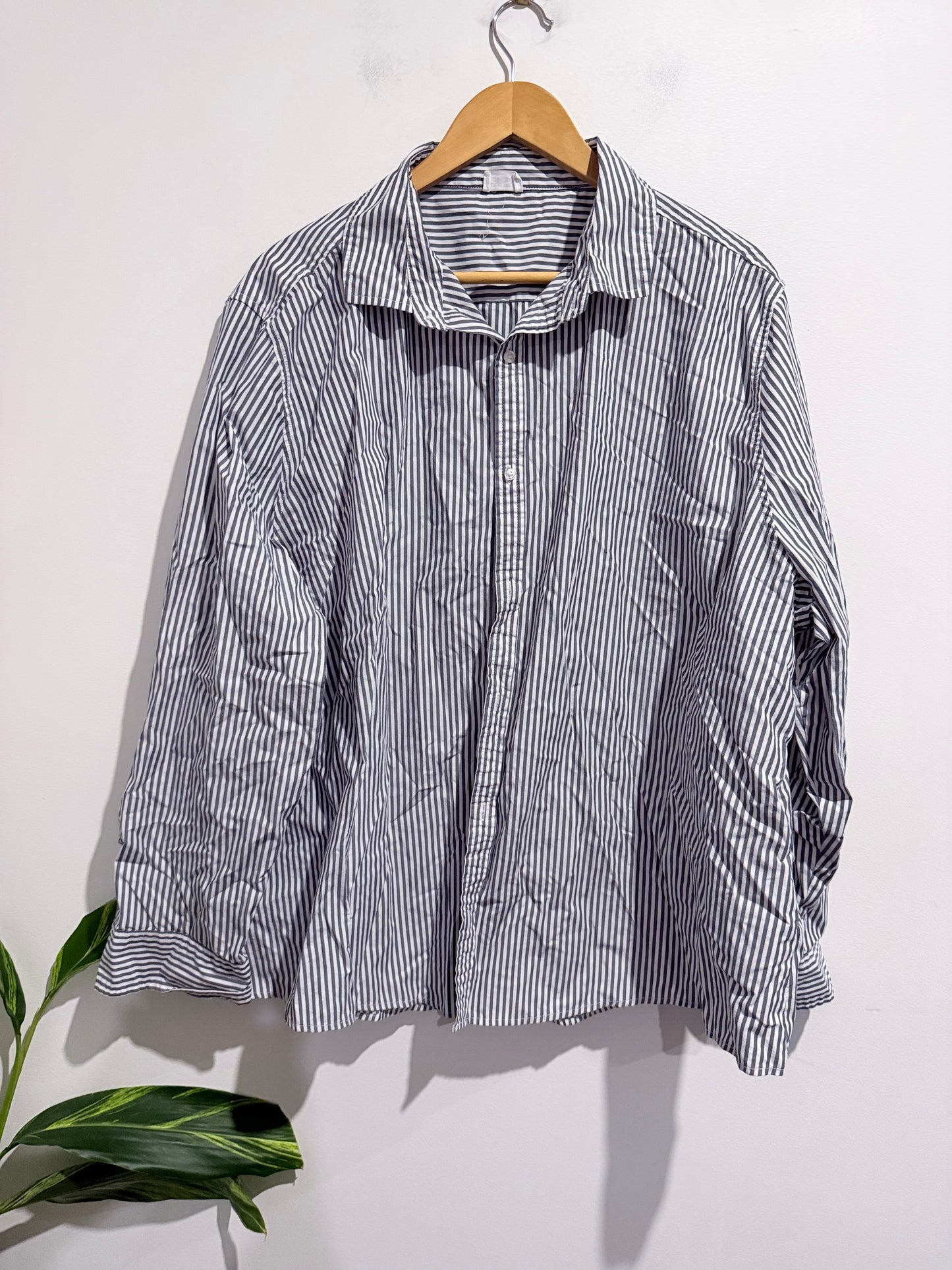 Cotton:on Striped Long-sleeve Shirt Size 24 | U/Arm to U/Arm 74cm