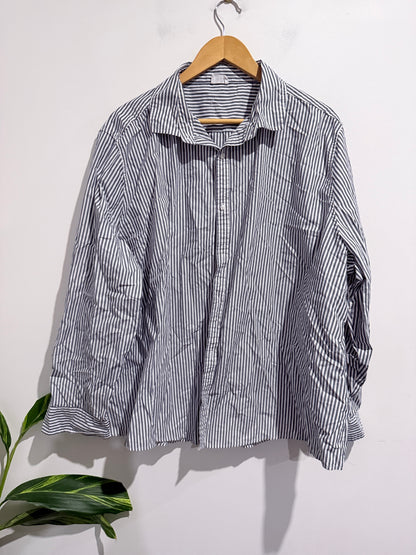 Cotton:on Striped Long-sleeve Shirt Size 24 | U/Arm to U/Arm 74cm