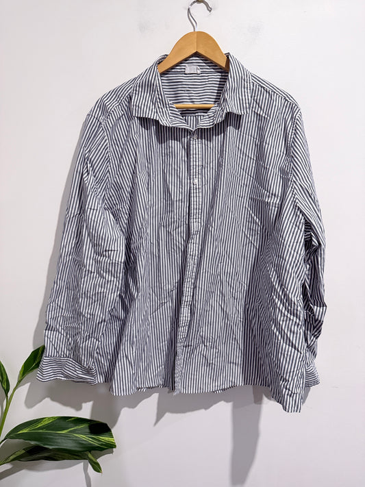 Cotton:on Striped Long-sleeve Shirt Size 24 | U/Arm to U/Arm 74cm