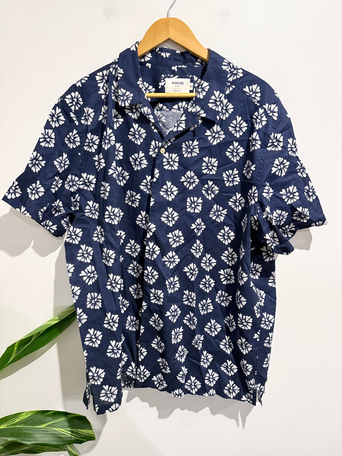 Barkers' Patterned Short-sleeve Shirt Size XXXL