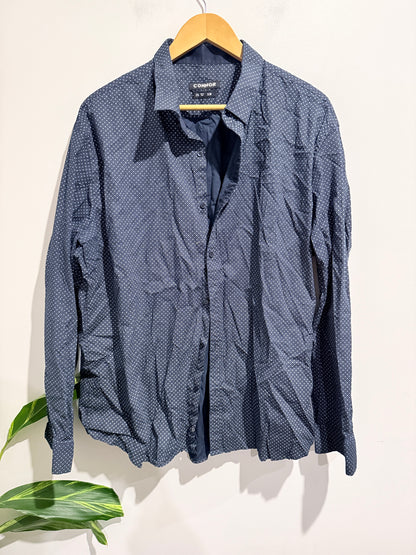 Connor Patterned Long Sleeve Shirts Size 2XL