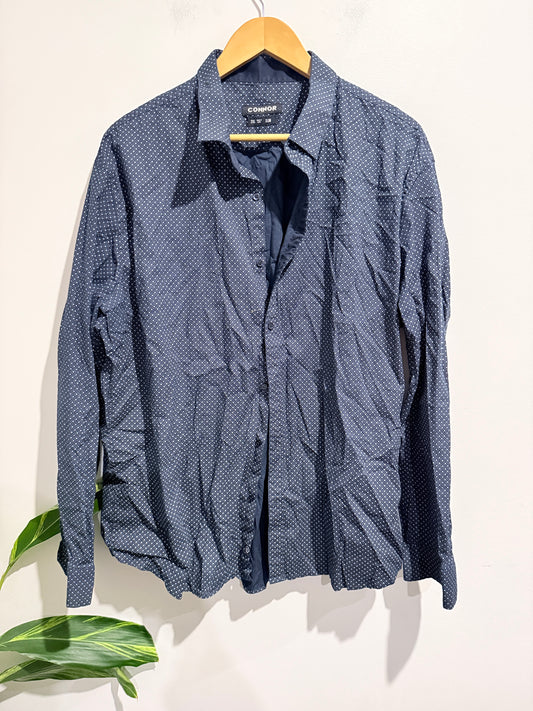 Connor Patterned Long Sleeve Shirts Size 2XL