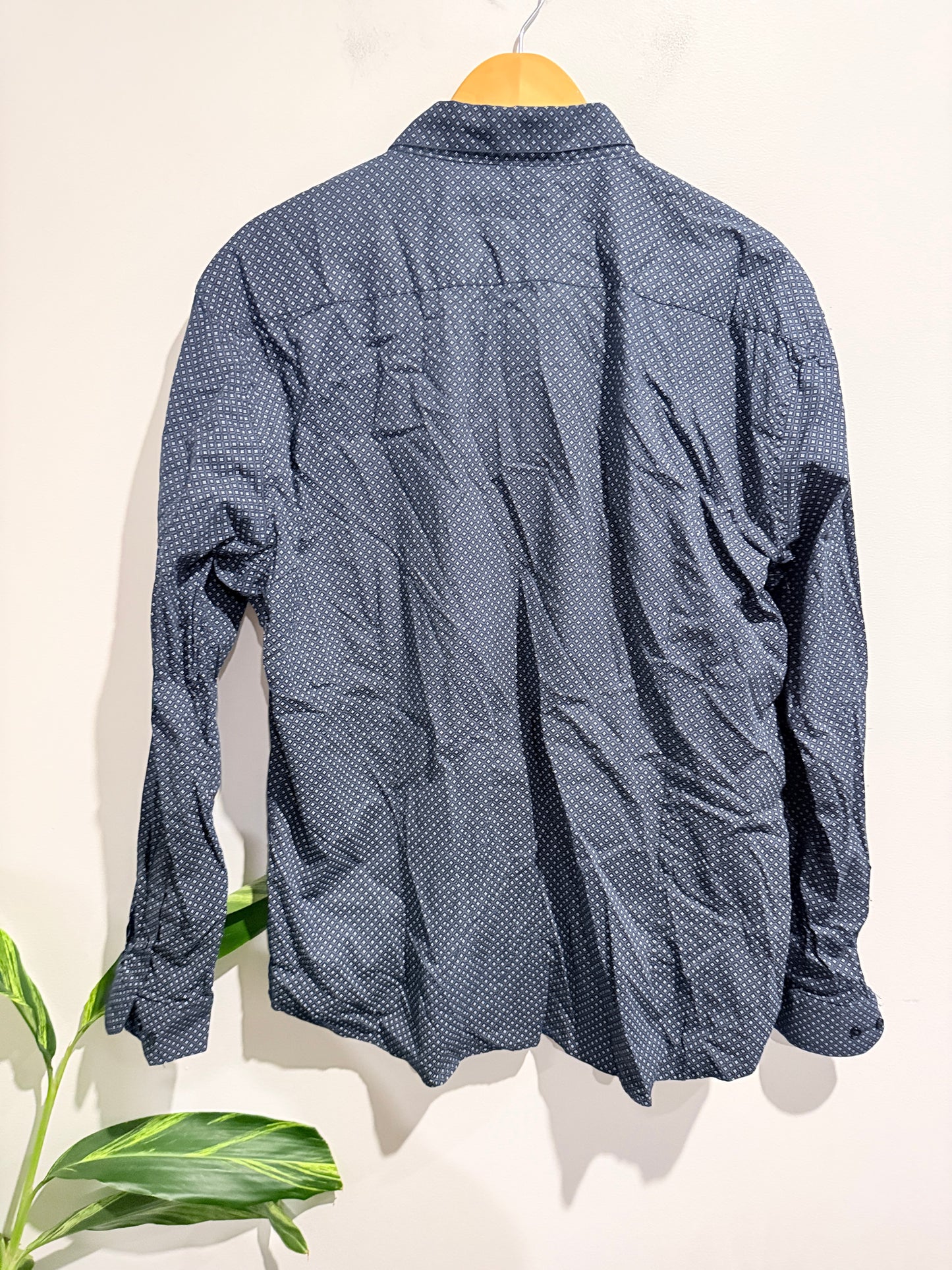 Connor Patterned Long Sleeve Shirts Size 2XL