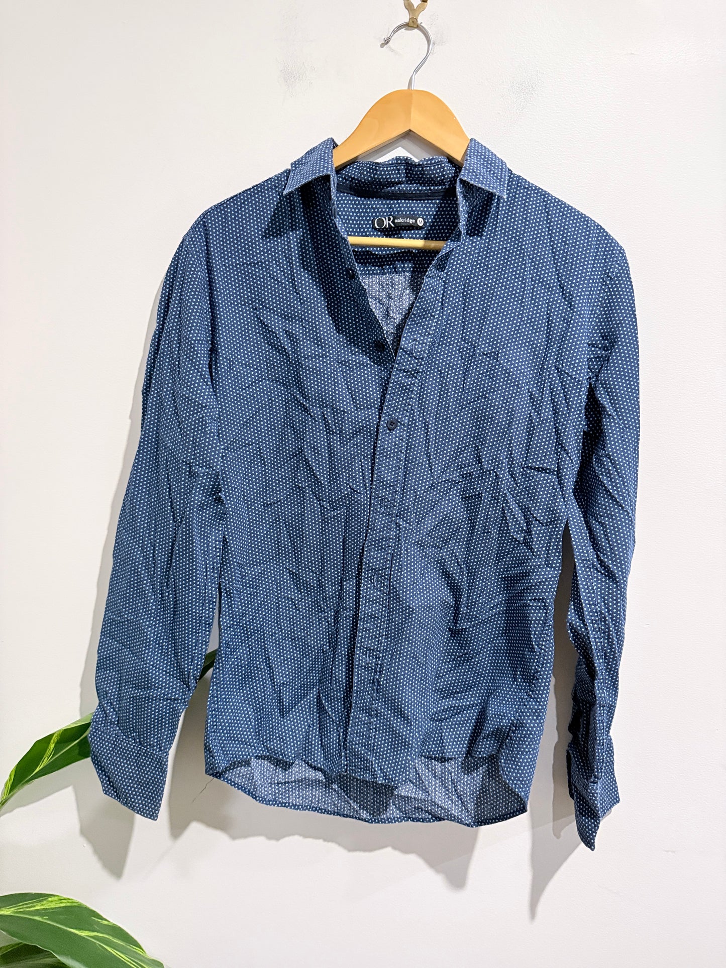 Oakridge Slim-fit Long-sleeve Shirt Size 12