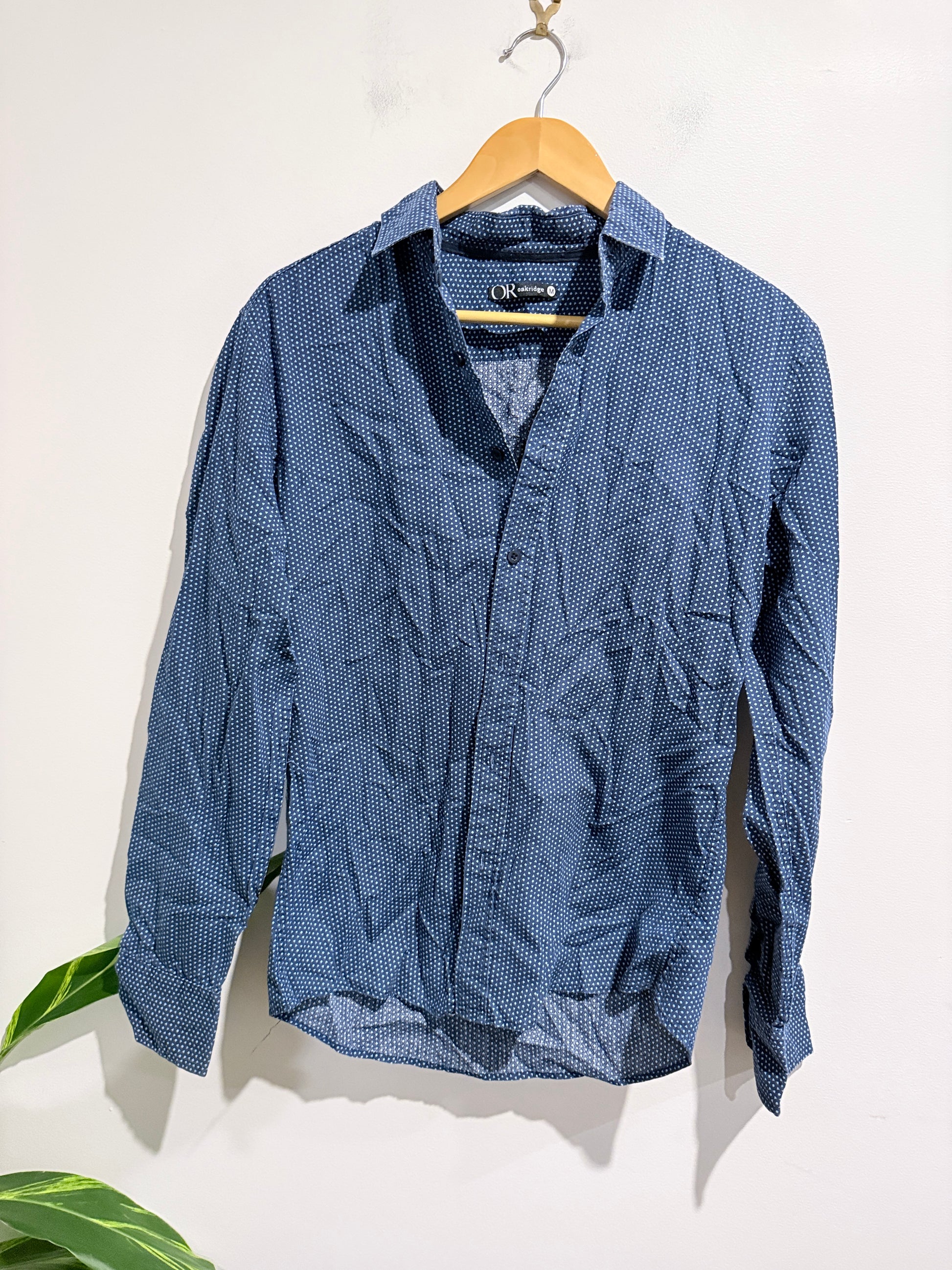 Oakridge Slim-fit Long-sleeve Shirt Size 12