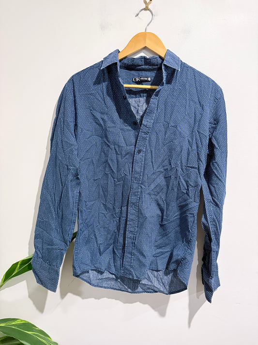 Oakridge Slim-fit Long-sleeve Shirt Size 12