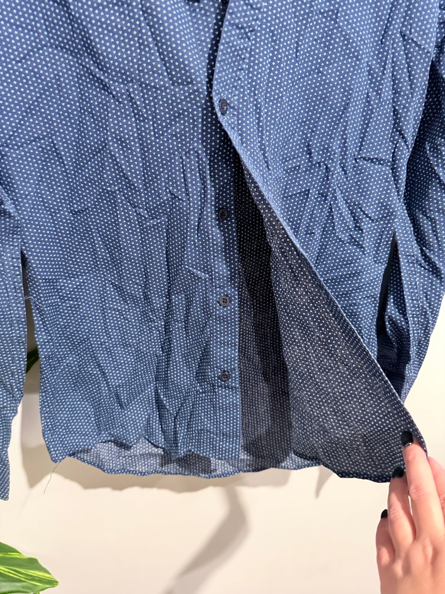 Oakridge Slim-fit Long-sleeve Shirt Size 12