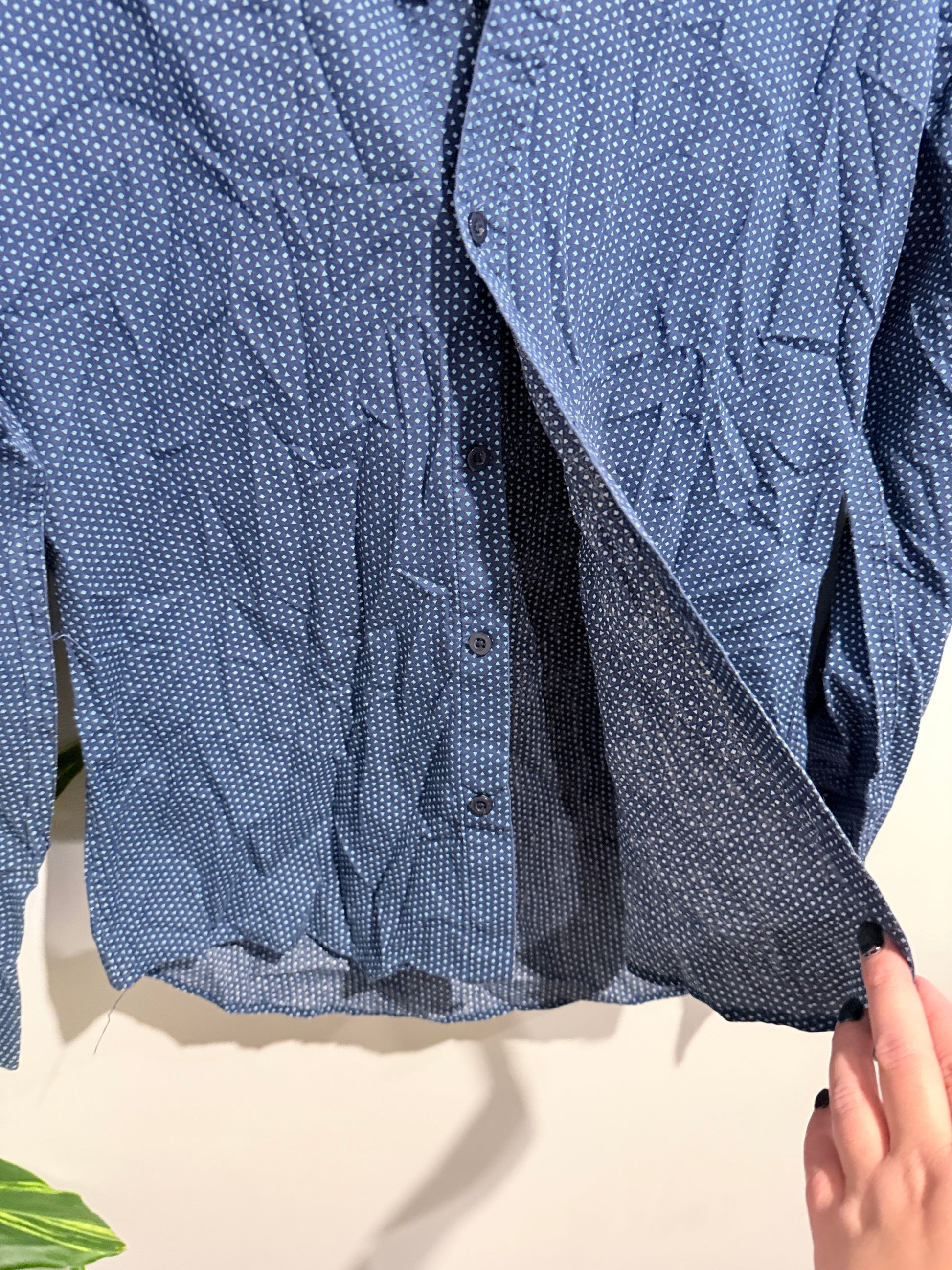 Oakridge Slim-fit Long-sleeve Shirt Size 12