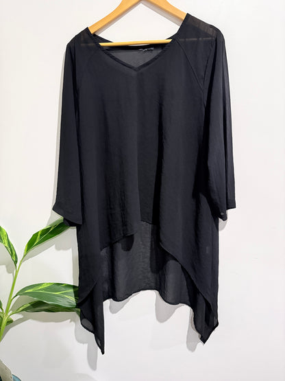 Brand Unknown Asymmetric Hem Top