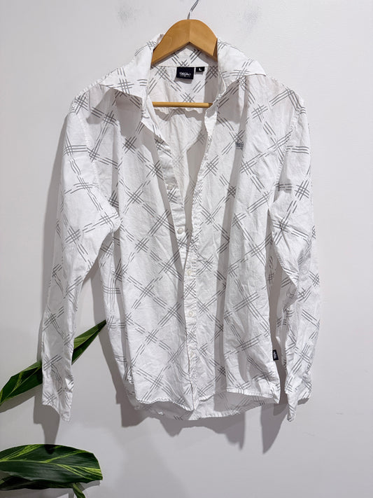 Mossimo Long-sleeve Button-up Shirt Size L