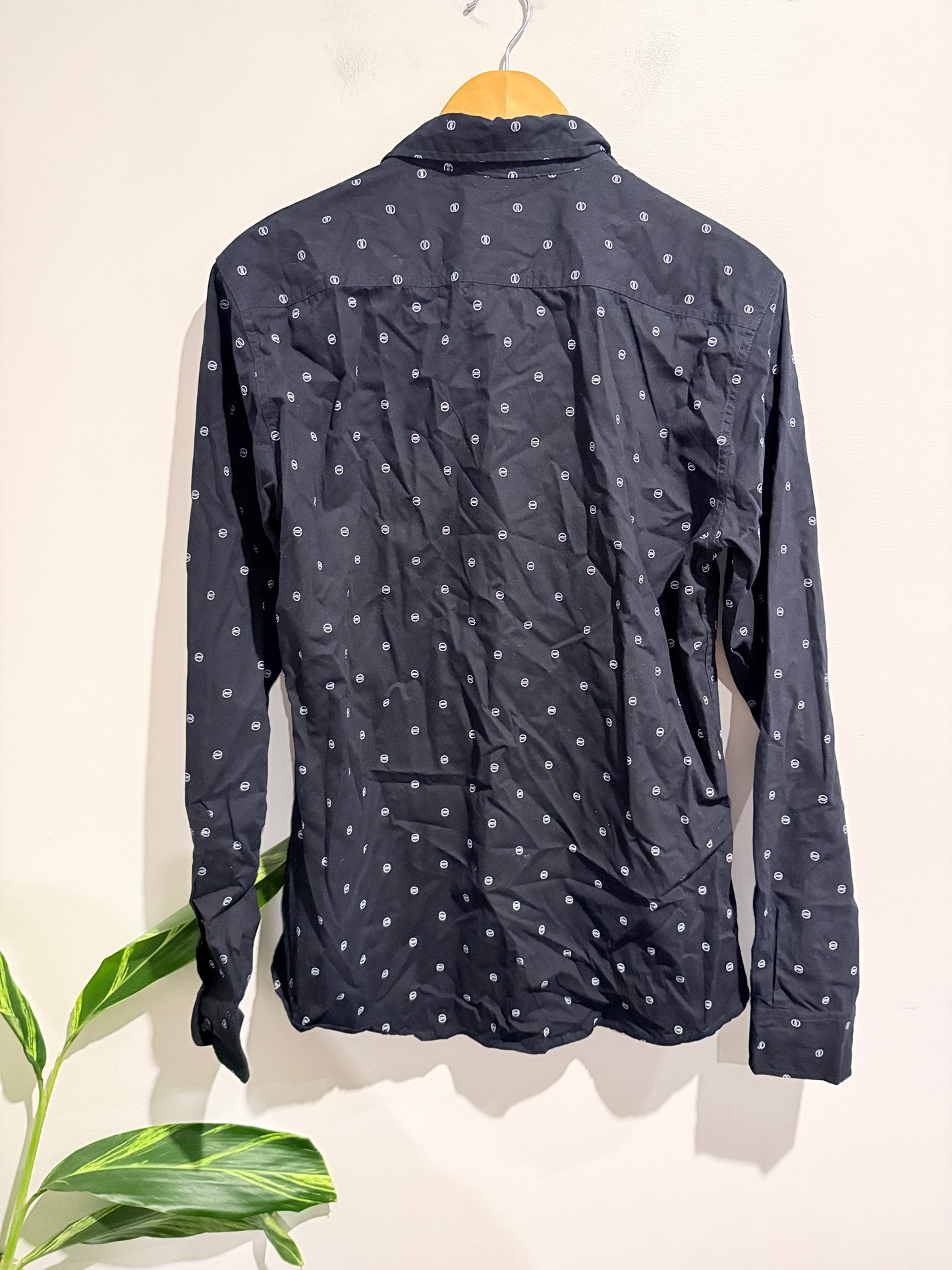 Oakridge Patterned Long-sleeve Shirt Size M