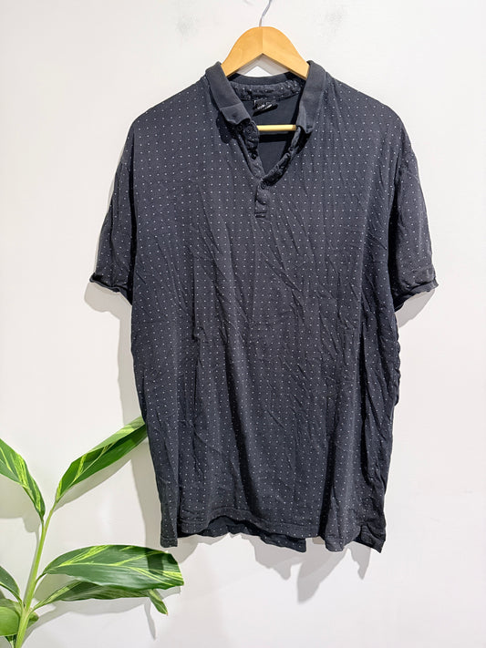 Park Textured Polo Shirt Size 3XL | U/Arm to U/Arm 45cm