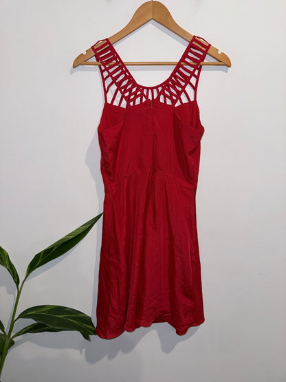 Stella Rib-knit Mini Dress Size 10