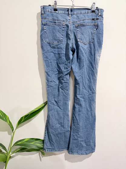HD Embroidered Floral Embellishments Jeans Size waist 78cm