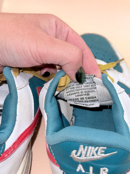 Nike Air Force 1 Low – Teal/Pink Colourway – US 9.5 / EU 41