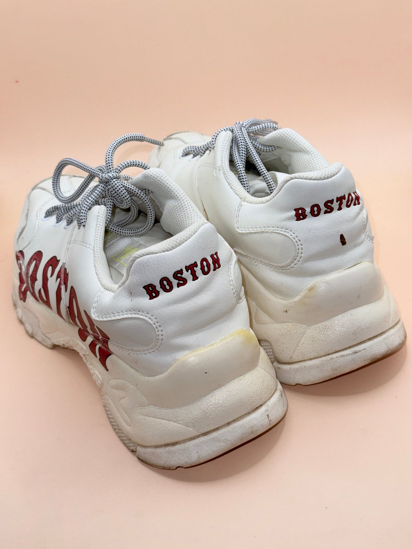 MLB Boston Chunky Sneakers – White/Red – EU 42 / US 9