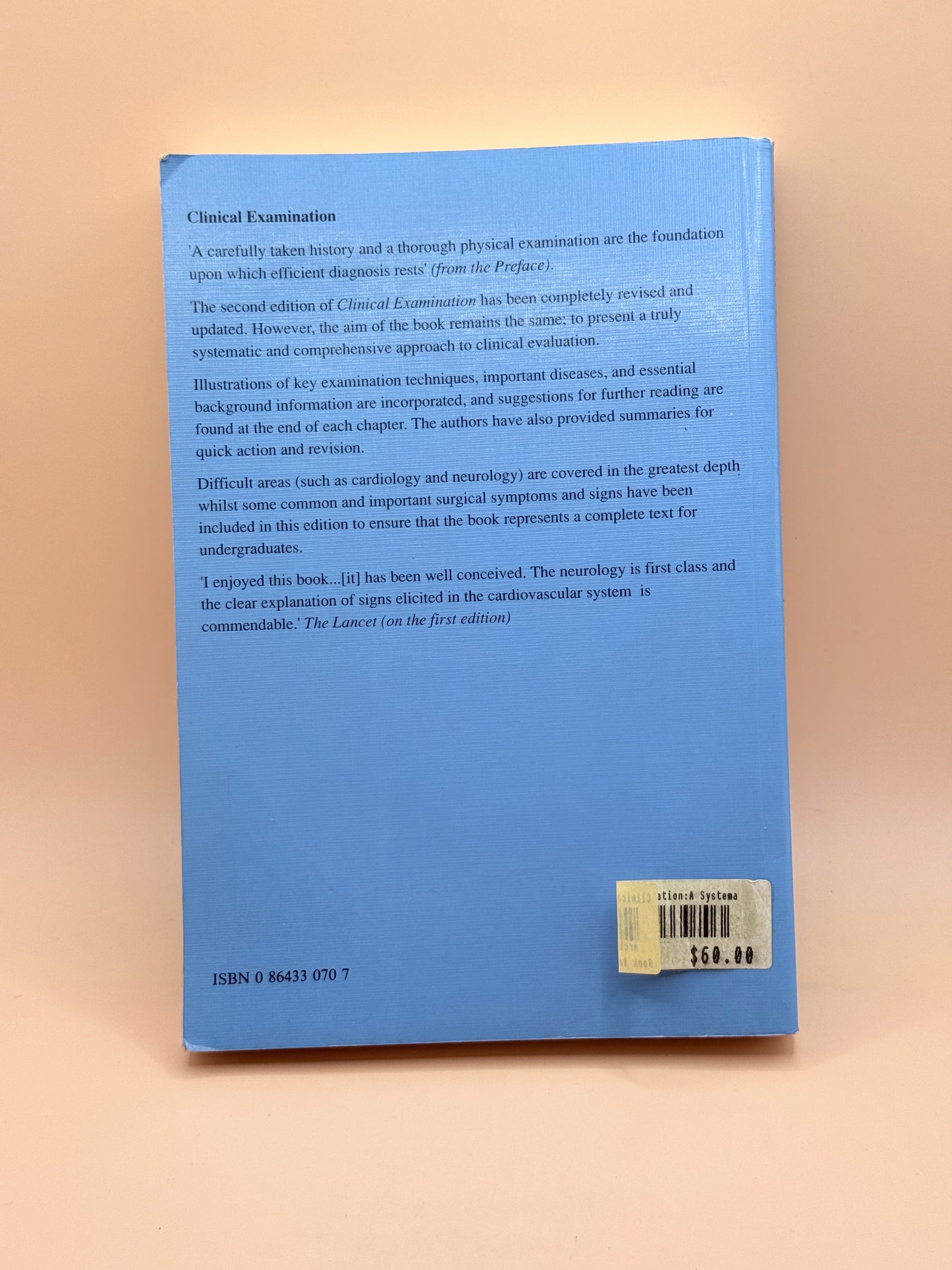 Clinical Examination By Nicholas Talley & Simon O'connor
