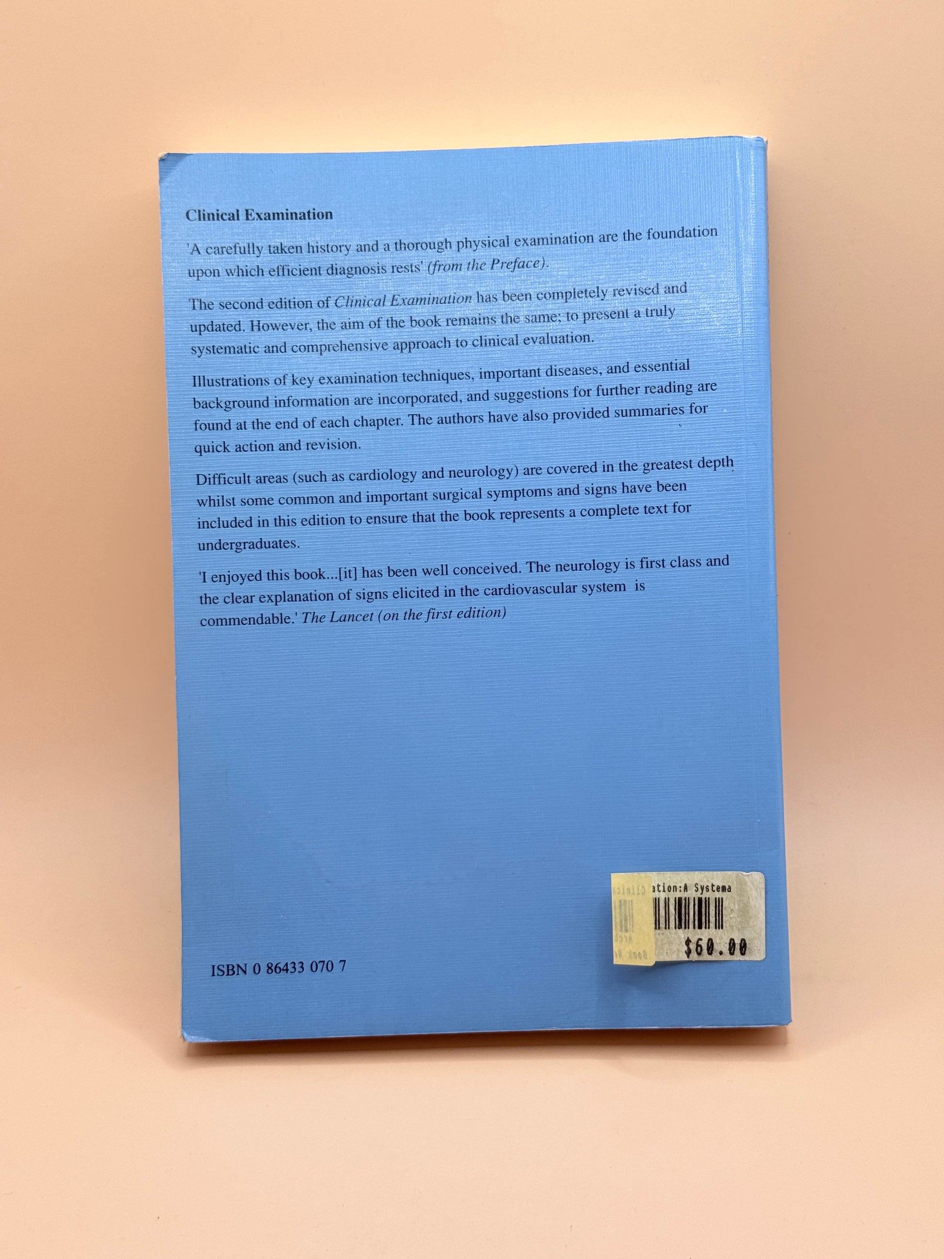 Clinical Examination By Nicholas Talley & Simon O'connor