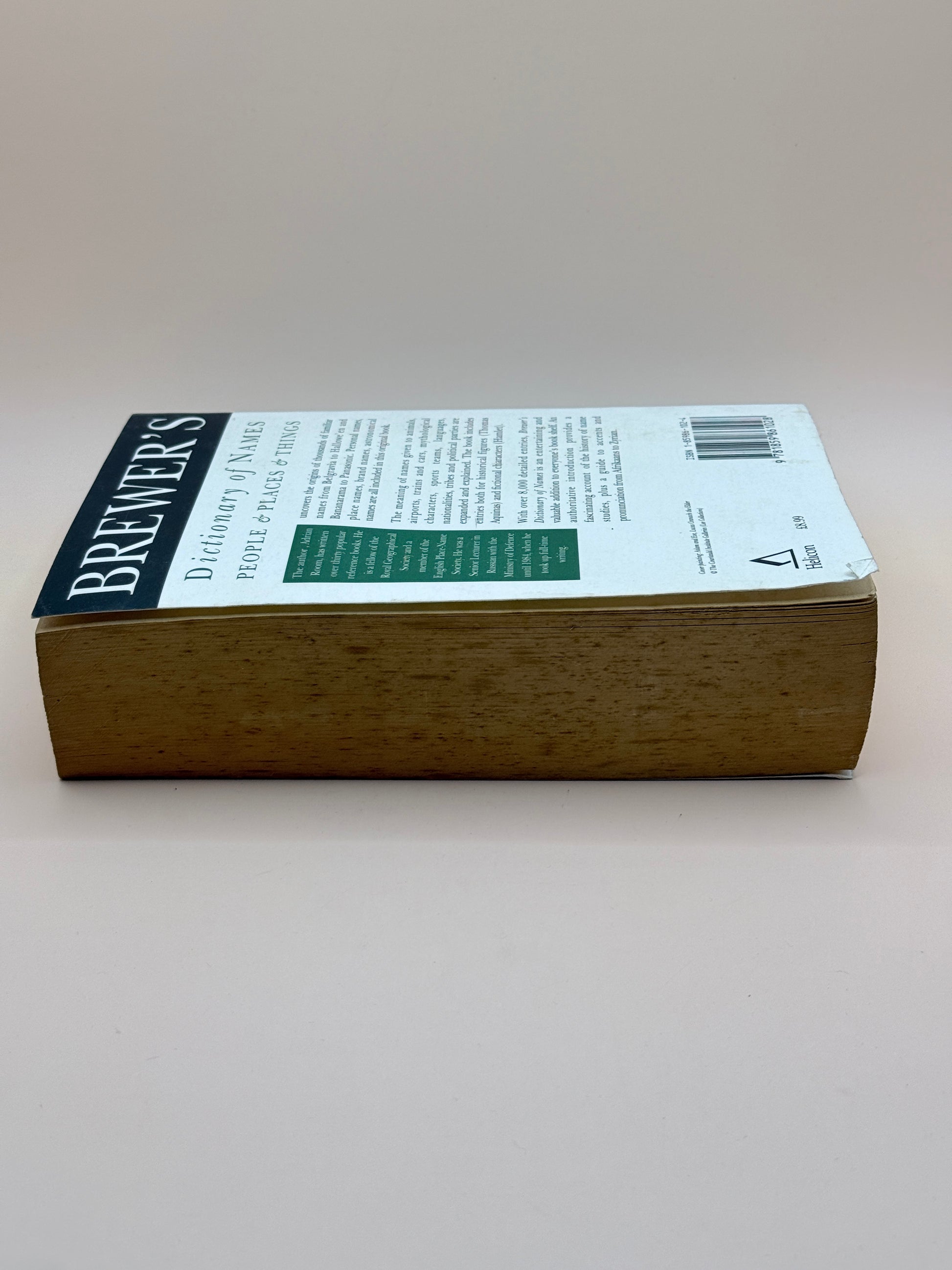 Brewer's Dictionary Of Names By Adrian Room