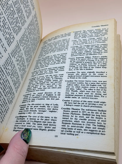 Brewer's Dictionary Of Names By Adrian Room