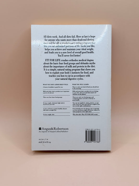 Fit For Life By Harvey & Marilyn Diamond