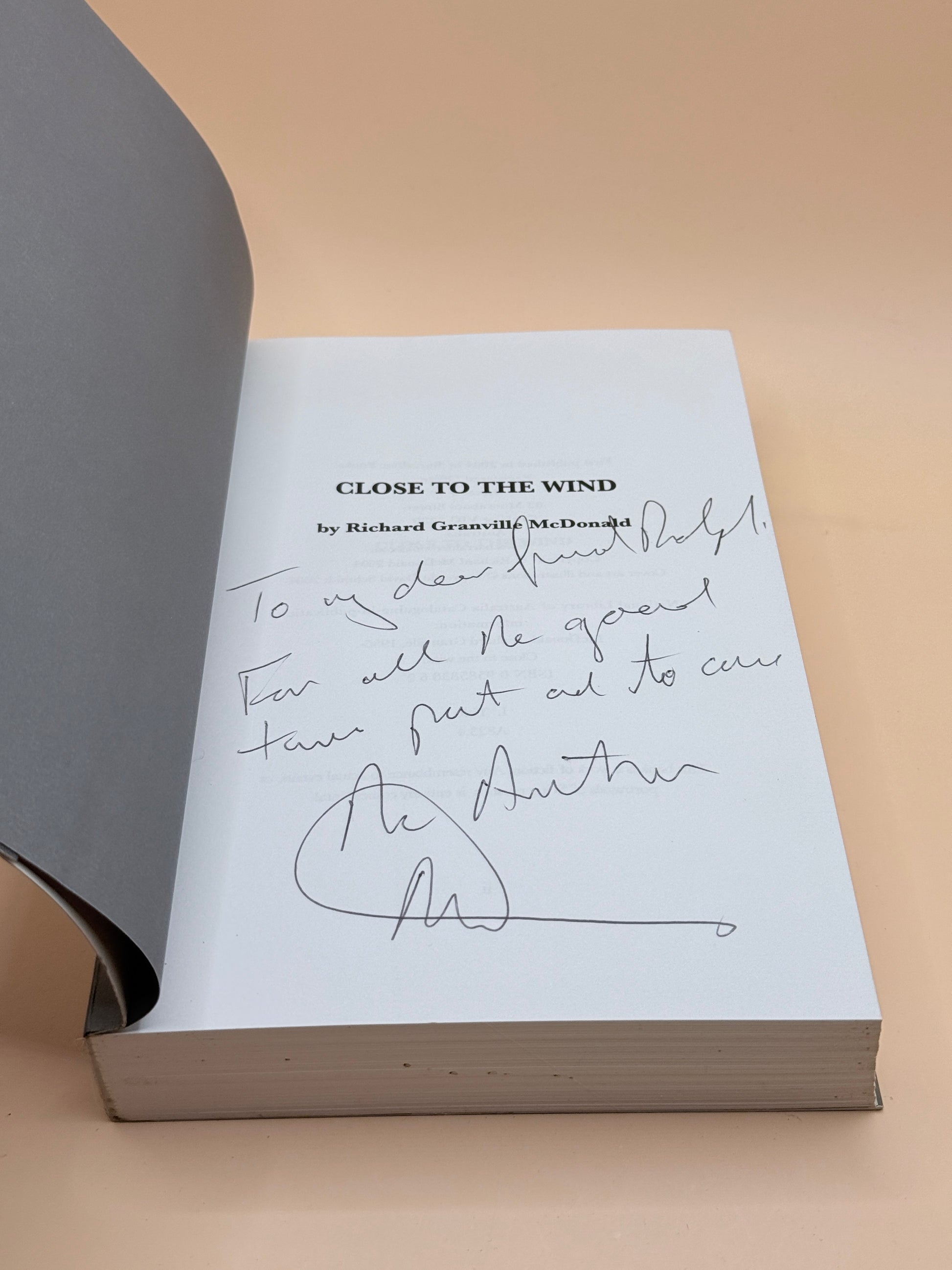 Close To The Wind By Richard Granville Mcdonald